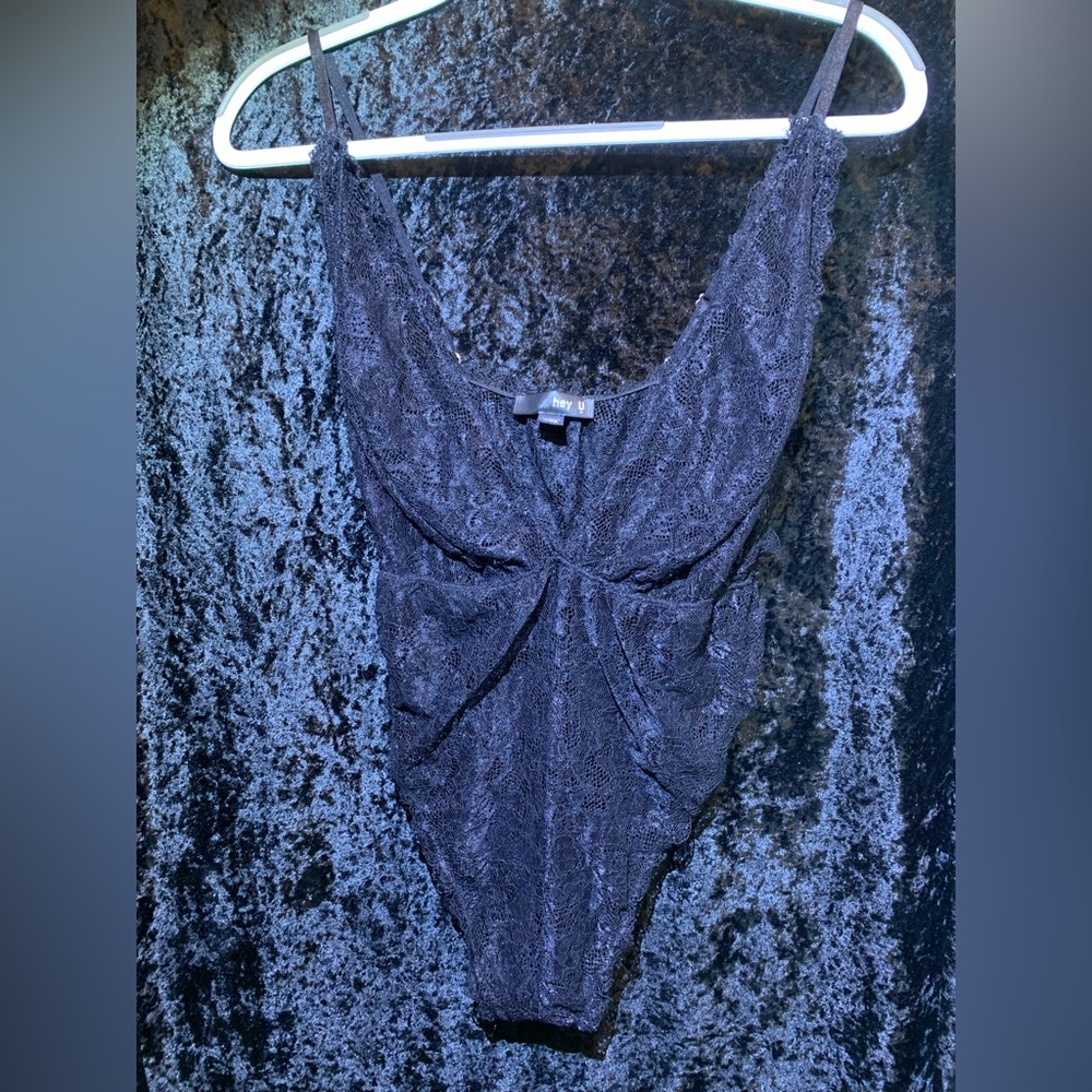 Floral Lace Lingerie Bodysuit